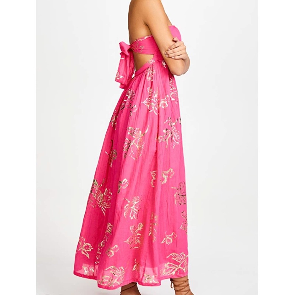 NWT Free People Baja Babe strapless tie back dress